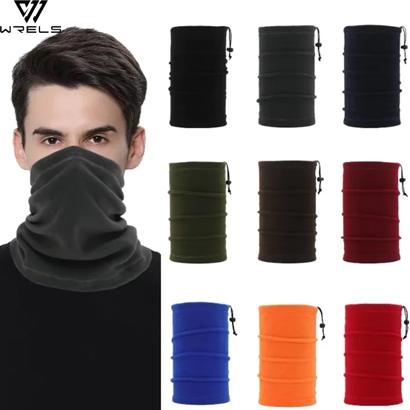 1/2/3PCS Winter Windproof Neck Gaiter Thermal Cold-proof Snowboard Face Cover Cycling Hiking Camping Sports Scarf Face Mask