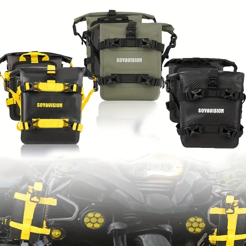 Motorcycle Riding Waterproof Side Pocket, Large Capacity Bumper Storage Bag, Motorcycle Hanging Bag, Tail Bag