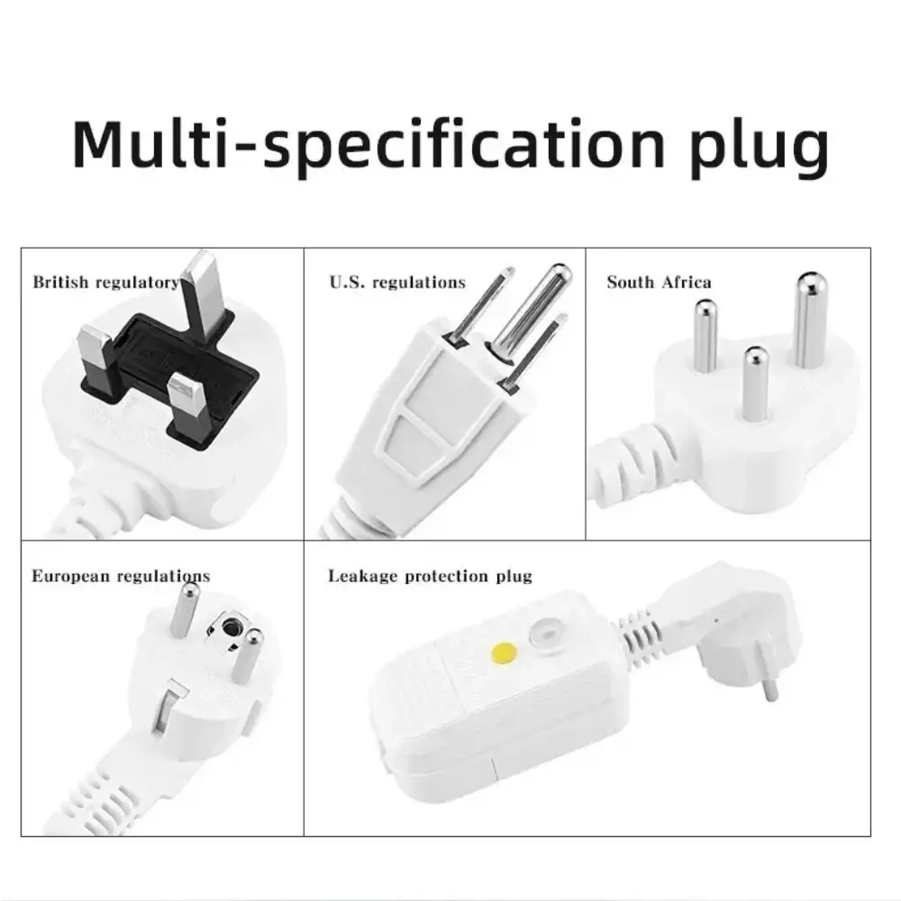 LCD Temperature Display Instant Electric Water Heater Waterproof Quick Heating Electric Shower Heater 3500 W Power Mini Size