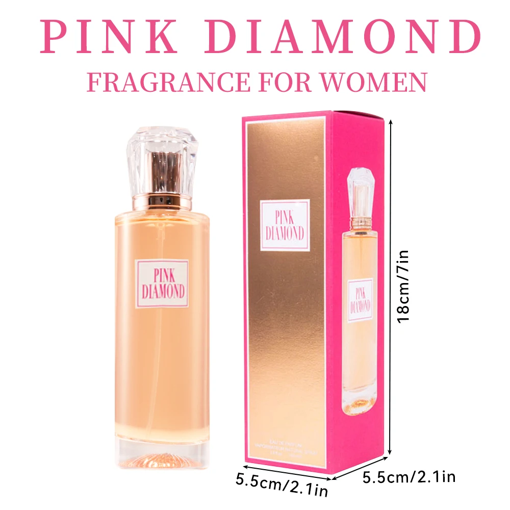 PINK DIAMOND Women's EDP 3.4 Ounce (Pack of 1) Eau de Parfum for Women Women's Fragrance Long Lasting Perfume for Women