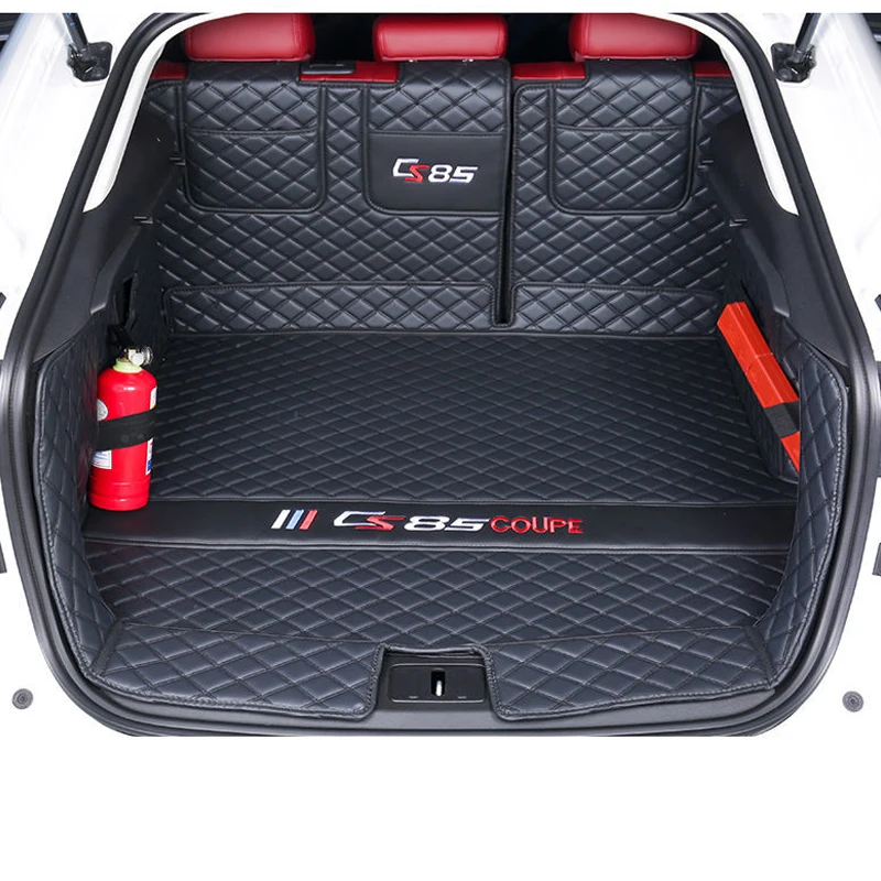 For Changan CS85 COUPE 2022 2023 2024 Custom Trunk Mats Leather Durable Cargo Liner Boot Carpets Interior Cover Car Accessories