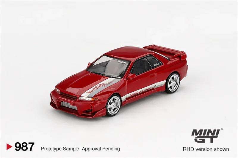 

MINI GT 1:64 Skyline GT-R (R32) VeilSide Combat C-I Gem Red Diecast Collector's Vehicle Model Car