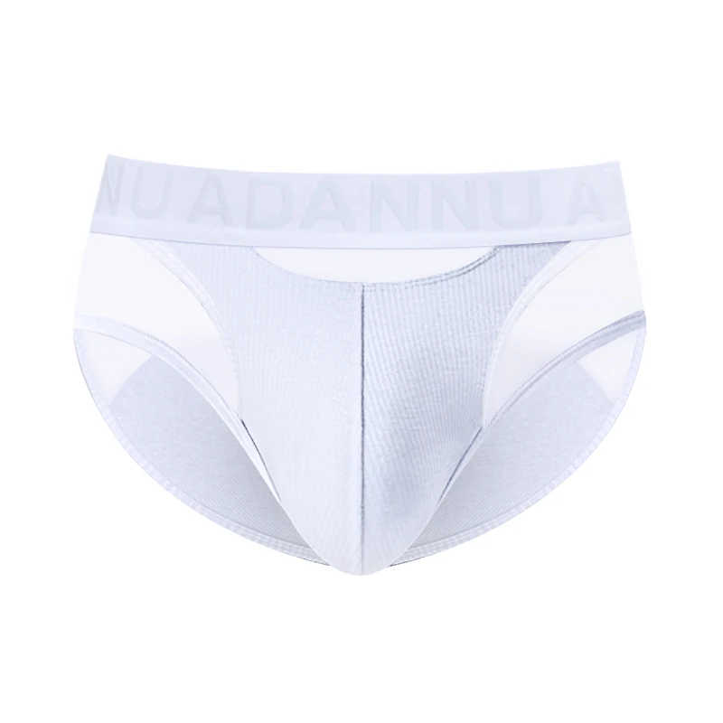 

1Pcs Cotton Men Underwear Patchwork Sexy Transparent Mesh Men's Bikini Underpants Sissy Man Panties Gays Men's Jockstrap Briefs