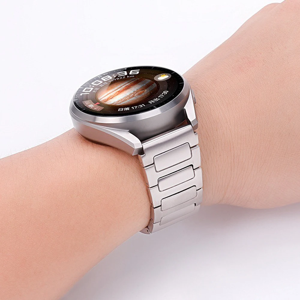 سوار تيتانيوم لساعة هاواوي ، GT3 برو ، 46 ، 4 سوار لسامسونج جالاكسي 3 ، ترس s3 للتوازن المناسب ، 22 حزام ، 45