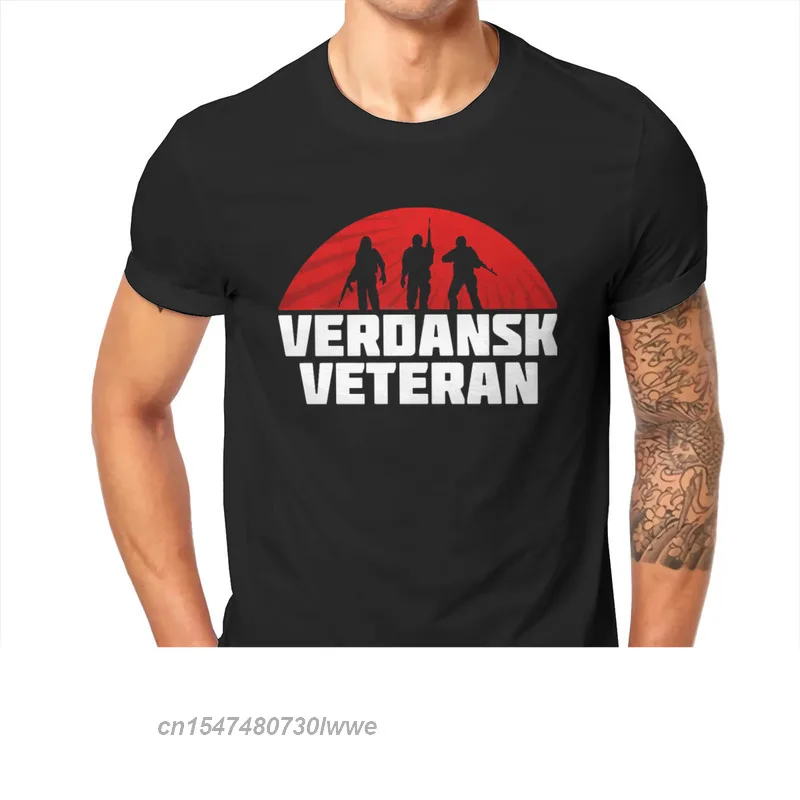 

Cod Warzone Game Newest Tshirt For Men Verdansk Veteran Round Neck Basic T Shirt Personalize Gift Clothes Outdoorwear 3xl