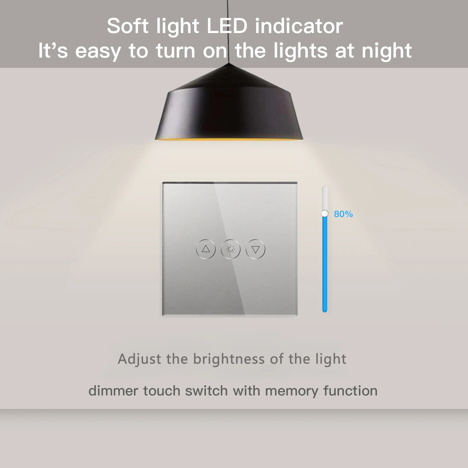 BSEED-atenuador de luz táctil con Wifi, 1 Banda, inalámbrico, inteligente, Blanco, Negro, dorado, para casa inteligente
