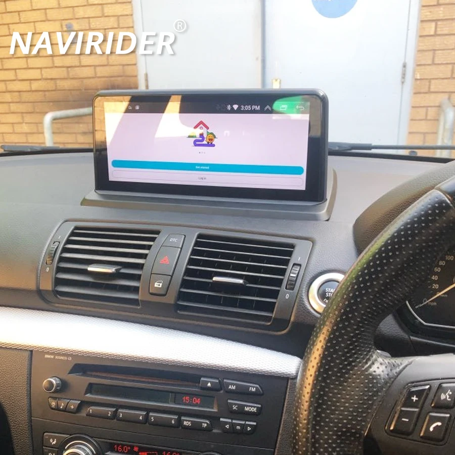 10.25" RHD Android 15 CarPlay Touch Screen For BMW 1 Series E81 E82 e87 E88 GPS Car Multimedia Player Auto Radio Stereo 4G WiFi