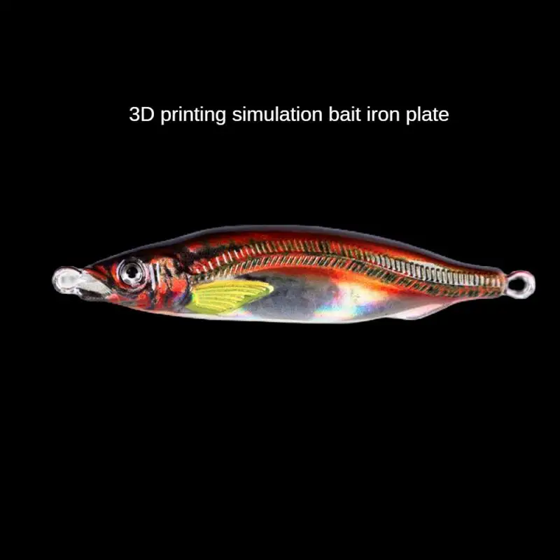 Print Japan Style Little Jack Shore Casting Slow Pitch Jigging Metal Jig Lure 10g 15g 20g 25g 30g 40g 60g Slow Sinking