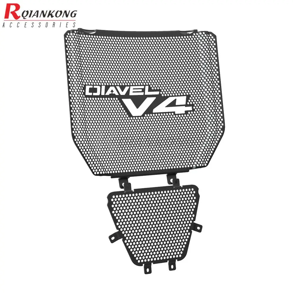 Motorcycle Aluminum For Ducati Diavel V4 DIAVEL V 4 2023 2024 Radiator Grille Guard Cover Protector Oil Cooler Grill Protective