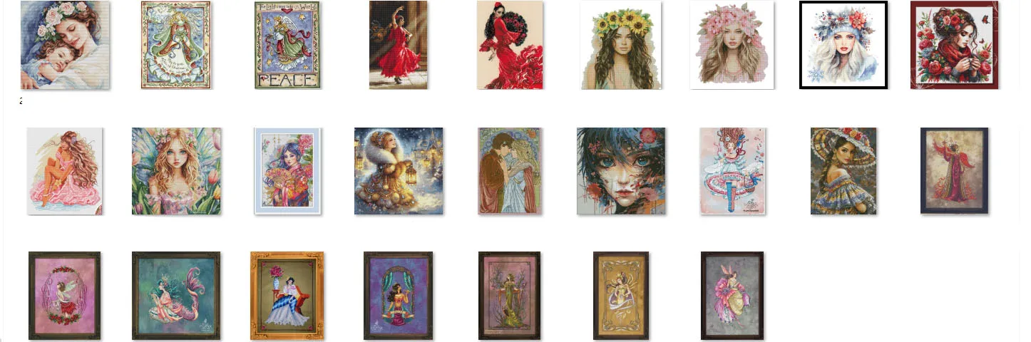 

BF Berry Elf 39-49 Наборы для вышивки крестом Вышивка крестиком нитки Вышивка Весенний коттедж Рукоделие