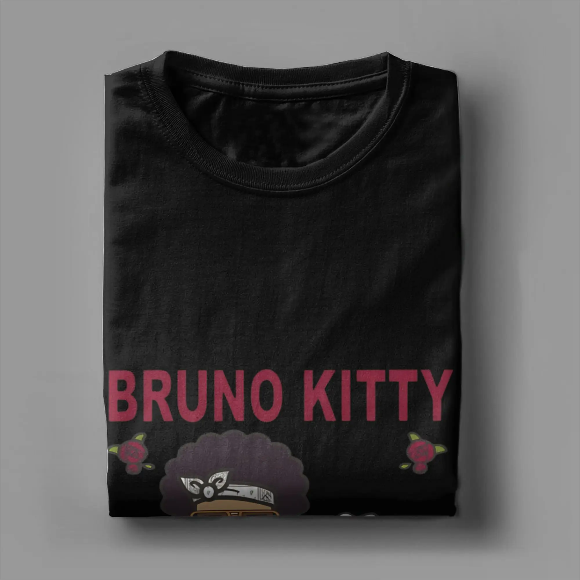Bruno Kitty The Romantic Tour 2026 Mashup Lustiges Grafik-T-Shirt aus 100 % Baumwolle Bruno Mars T-Shirts Tops für Männer – Detail 3