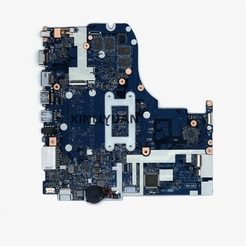 FOR Lenovo 310-15ikb 510-15ikb Motherboard NM-A981 CPU  i7 -7500U , GPU  940M 4G , RAM 4GB Test 100% working