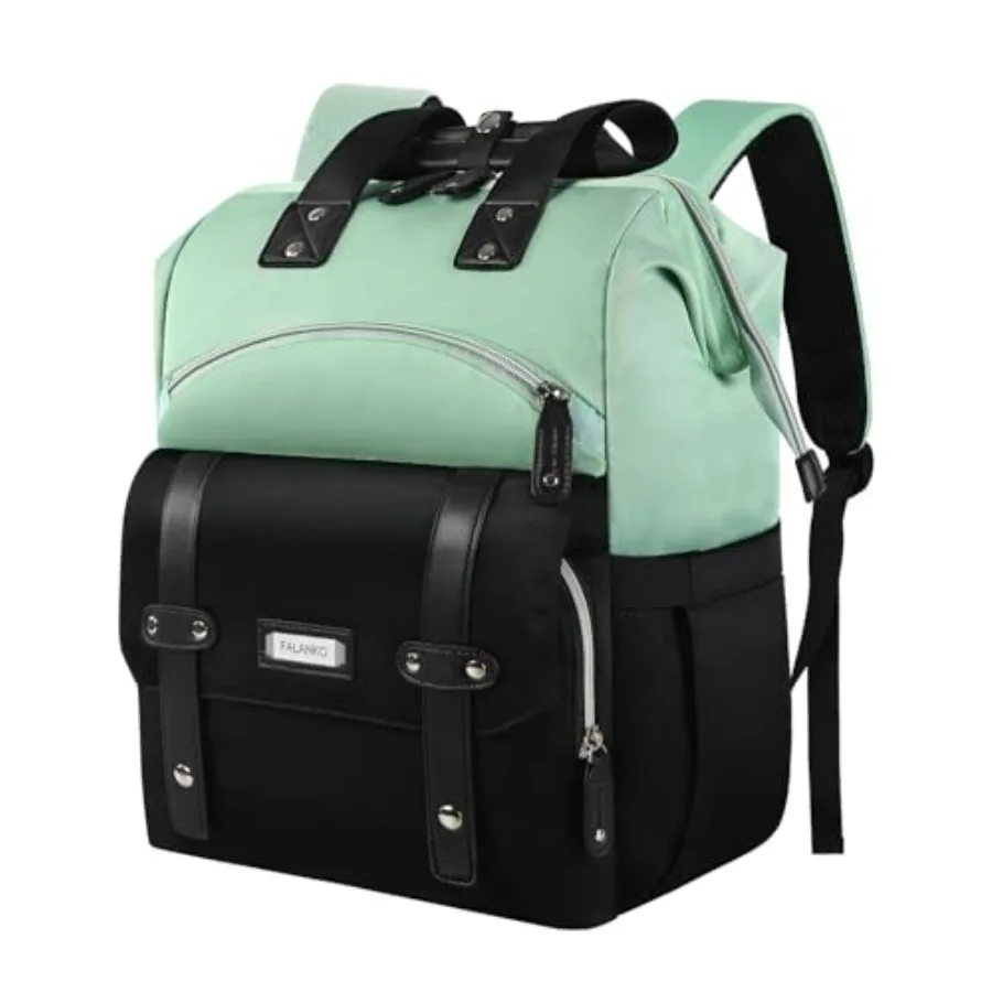 Laptop Backpack for Women, College Work Teacher backpack for laptop, Travel Anti Theft Laptops Backpack RFID, Shoulder Purse Ba
