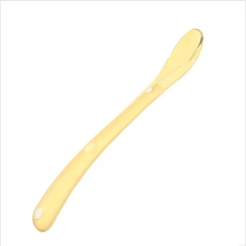 

Q22D Soft+Firm Silicone Spoon Spoon Использование и жевание ежедневное сгибаемое дизайн поощряет самостоятельное кормление