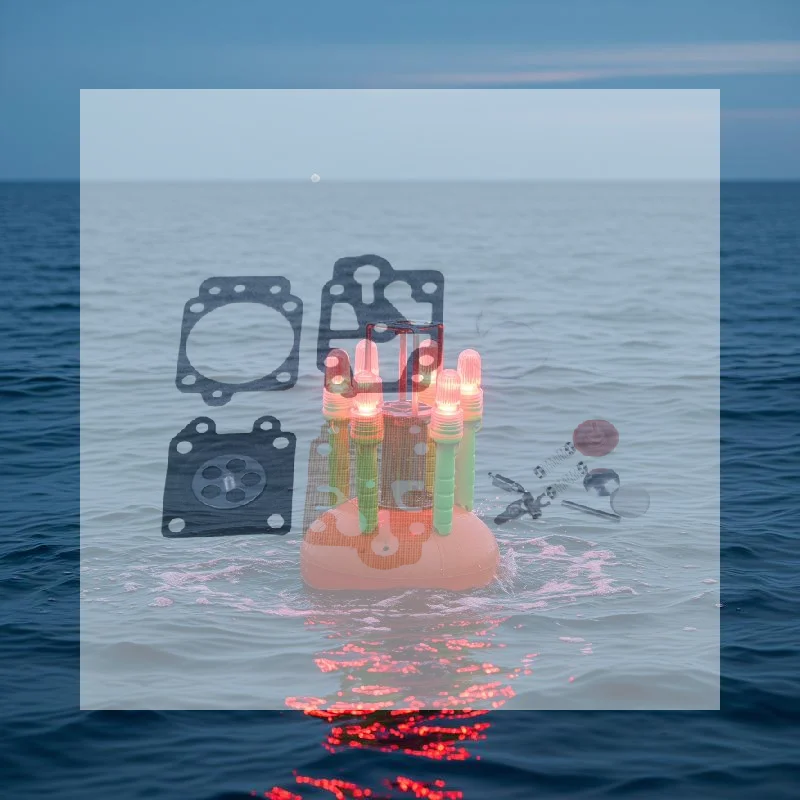 Long Range Visible LED Underwater Fishing Light Waterproof Flashing Net Marker Warning Lamp for Fishing Nets