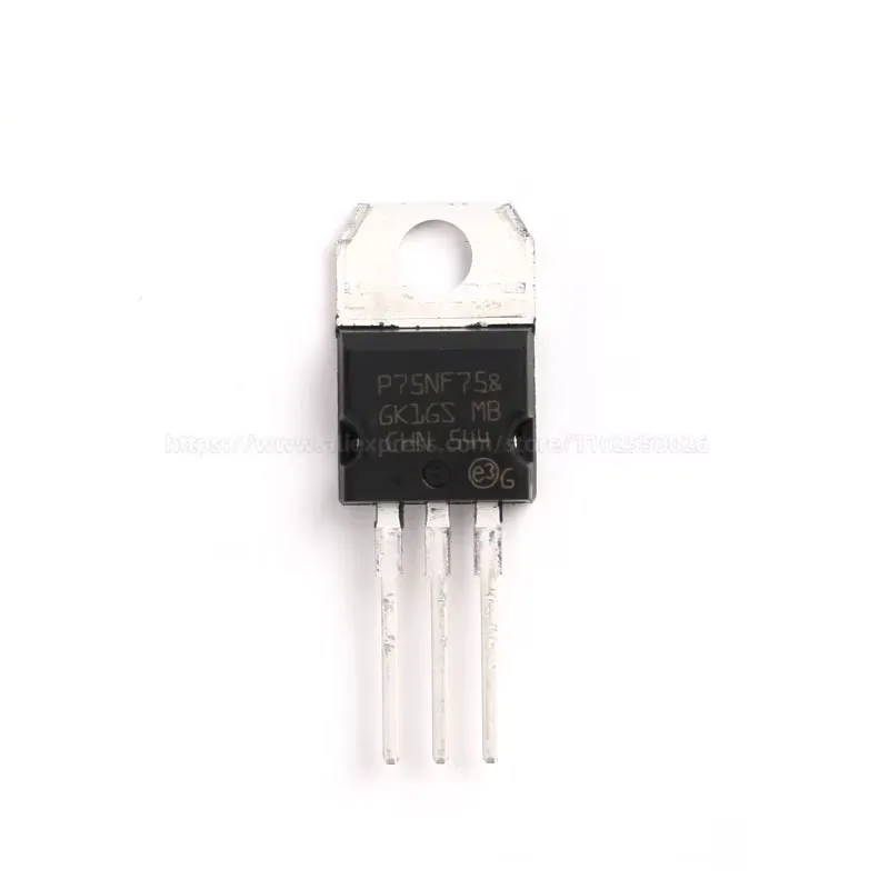 10 Uds STP75NF75 P75NF75 75NF75 TO220 DIP 75V 80A NPN MOSFET de canal N