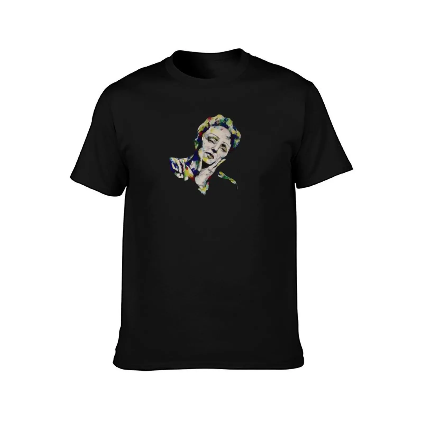 Edith Piaf T-Shirt Fitness Quick Dry Short Sleeve Top T-Shirt