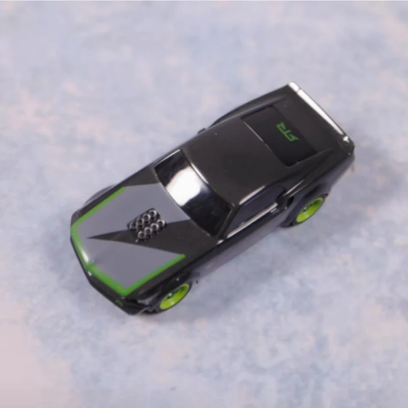 Hpi 1/64 1969 Ford Mustang Nano Drift Car Rc Car Simular Electric Flat Running Mini coche de Control remoto de escritorio