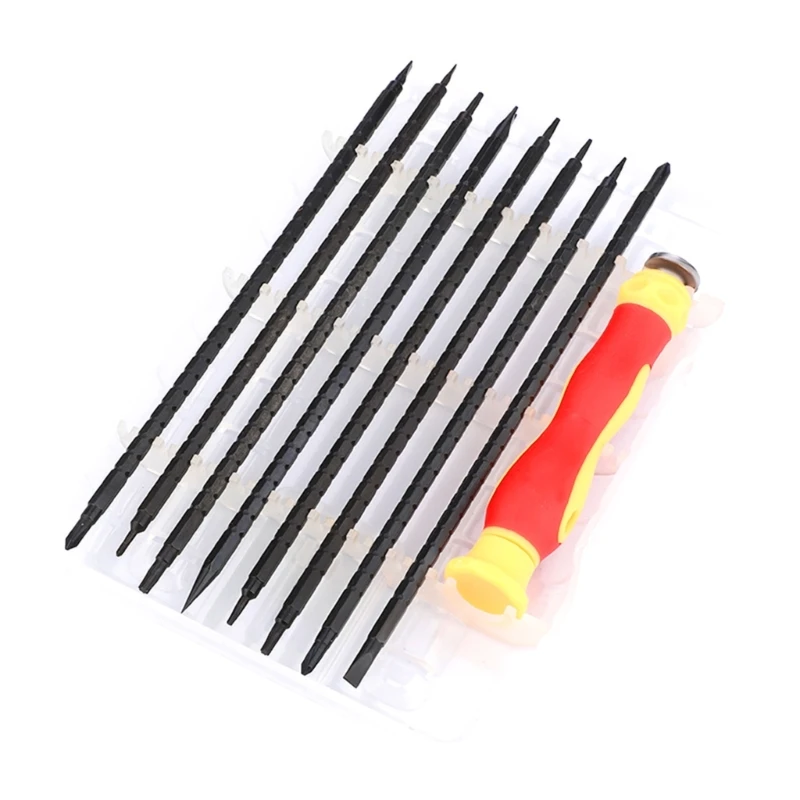Jeu tournevis d'isolation polyvalents, d'embouts tournevis magnétique 9 en 1