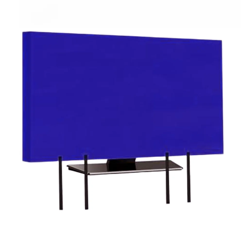 TV Screen Cover for Large Format Displays Felt Dustproof Construction with Bottom Straps for Moving and Storage Solutions