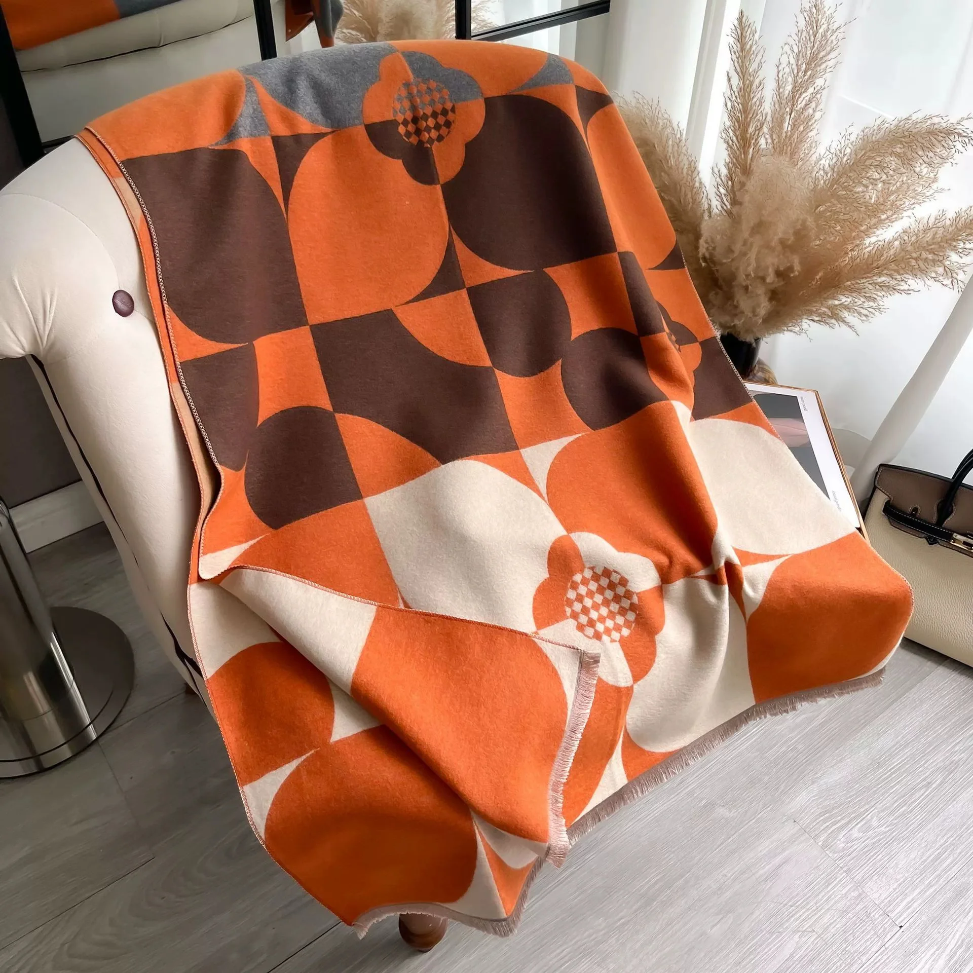 New Women Men Thick Warm Scarv - Mens Fashion Poncho 评论和价格