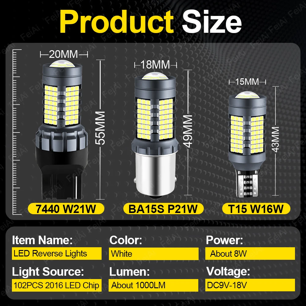 LED Reverse Lights For Lexus LX570 LX 570 2007 2008 2009 2010 2011 2012 2013 2014 2015 2016 2017 Tuning Accessories Reversing