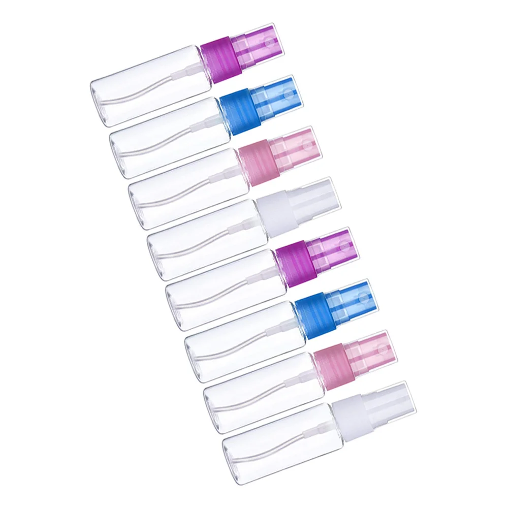 8 個のトラベルボトル透明な絞り可能なプラスチックディスペンサー漏れ防止詰め替え容器シャンプーローションシャワージェル用