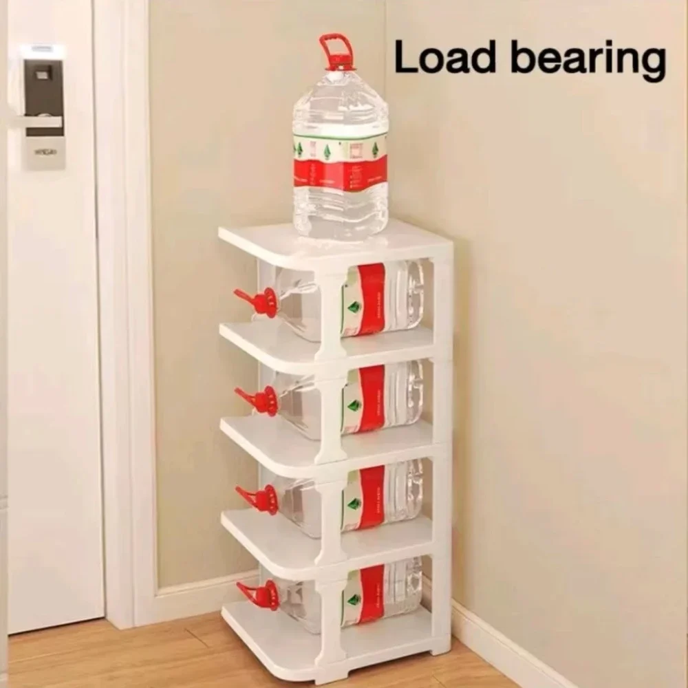 Vertical Shoe Rack Foldable Plastic Sneaker Shelves Multi-Layer Stackable Entrance Shoes Rack Bedroom Modern Tall Shoe Organizer