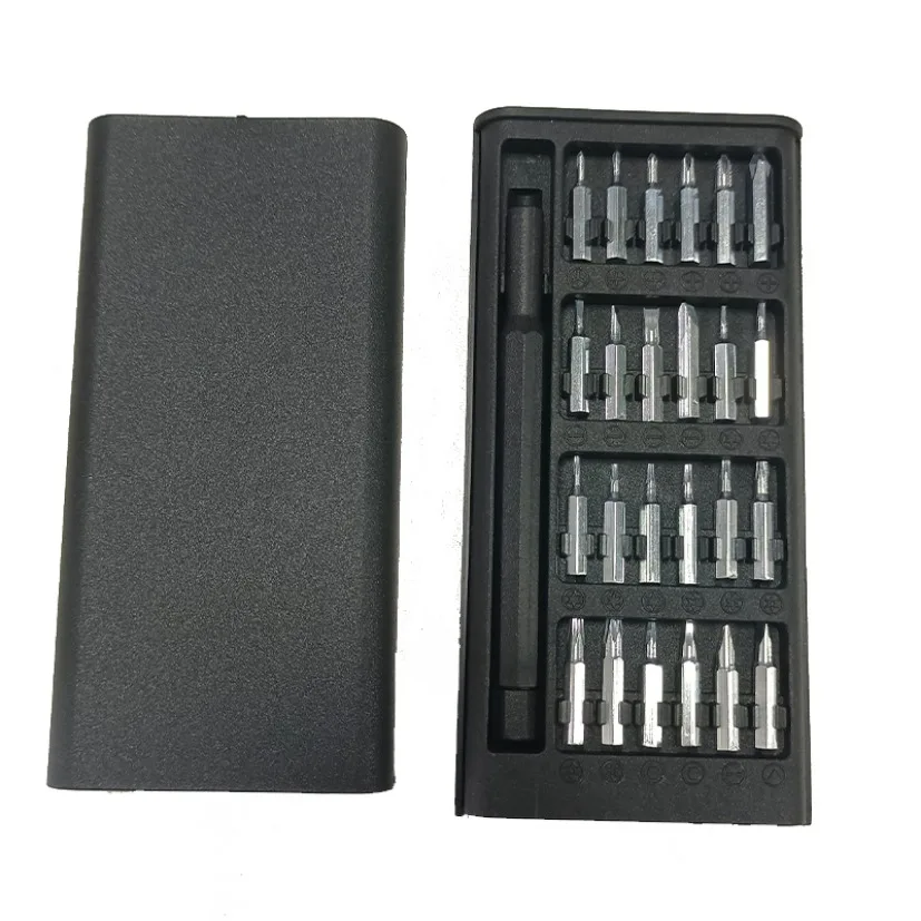 Magnetisches Präzisions-Schraubendreher-Set, 25-in-1 mit 24-teiligem Mini-Taschenschraubendreher-Set, kleines Reparaturset für Mobiltelefon/PC/Came