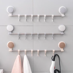 Wall Mounted Rail Utensil Rack,Multifunctional Utensil Hooks with Removable and Detachable Hooks for Kitchen, Bathroom, Bedroom