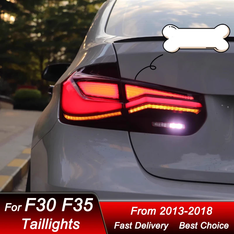 

Car styling Tail Lights For BMW 3 series F30 F35 320 328 12-18 new style full LED Dynamic Turn Signal Light Tail Lamp Assembly