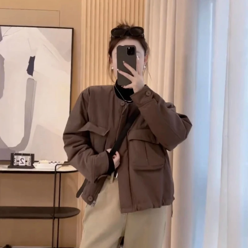 Women's Winter Jacket 2025 Bestseller Compact Quilted Coat with Thermal Lining Ideal for Petite Women's Outdoor Activities