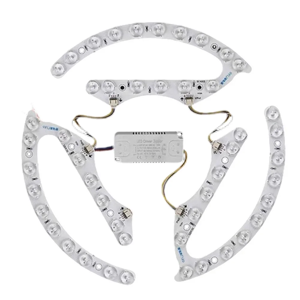 Dimmable LED Module for Ceiling Lighting 220V 72W 96W 120W 144W 3-Color CCT Switching Magnetic Installation 6000K 4000K 3000K
