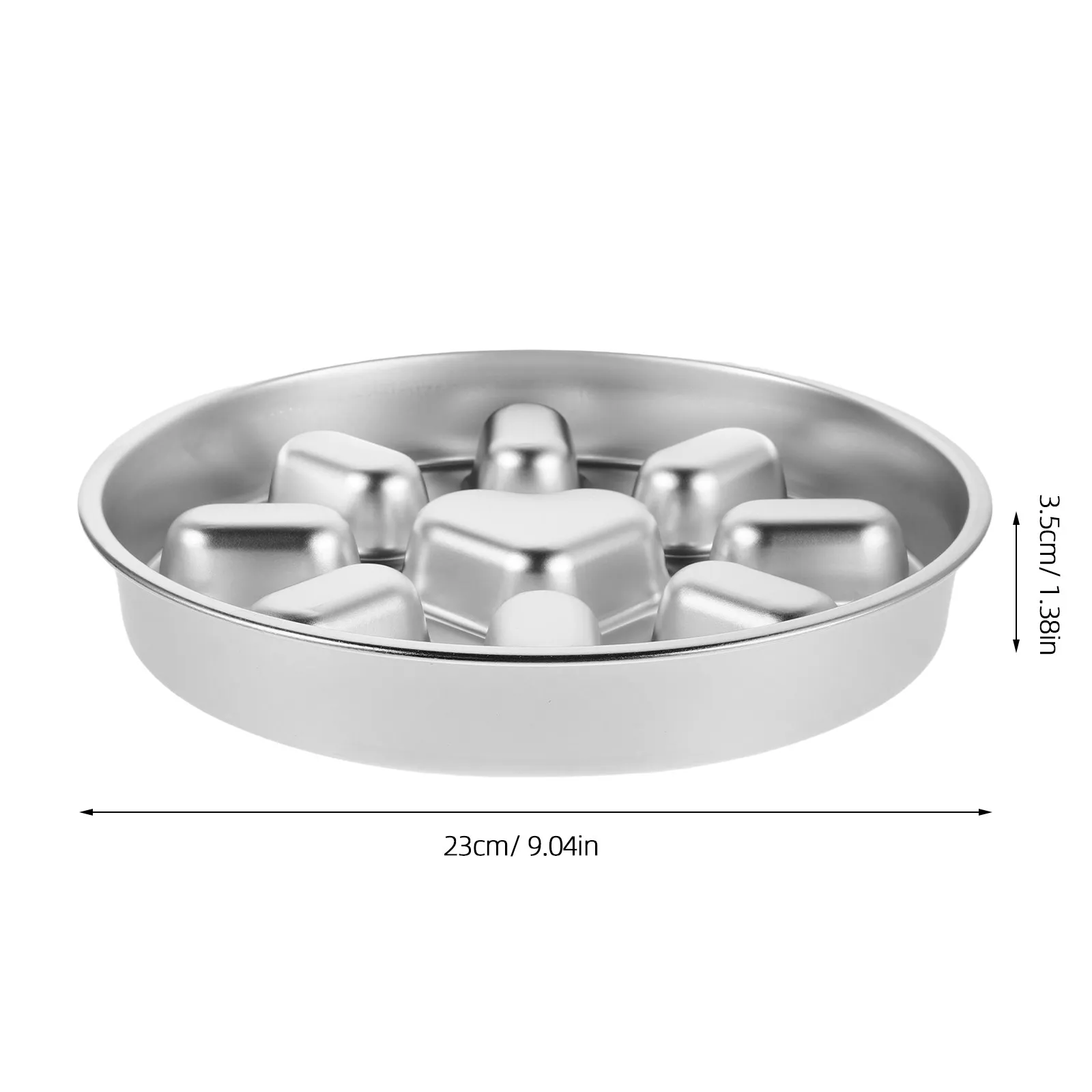 Pet Feeding Feeder Food Dog Bowl Water Halloween Christmas New Year Dog Slow Bowl Dogs Slow Eating Bowl Metal