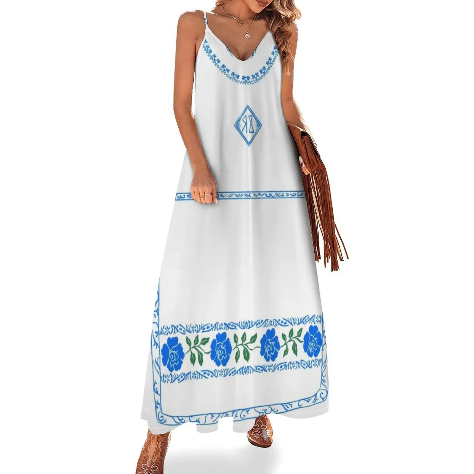 

Midsommar dress Sleeveless Dress summer dress woman 2024 beach outfits for women summer clothes