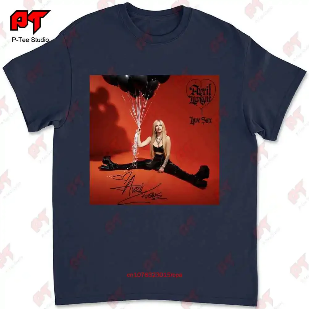 Avril Lavigne Love Sux Album Cover Signed T-shirt ILYT