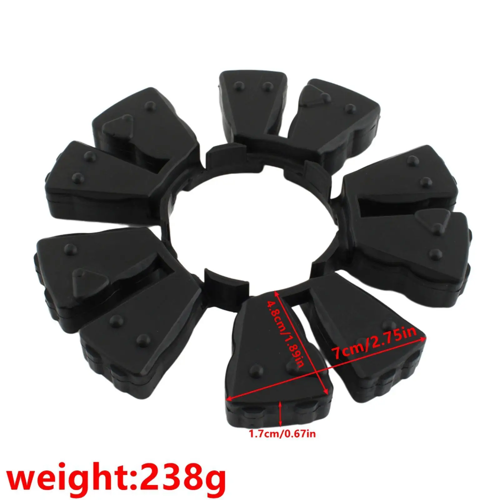 Rear Wheel Hub Damper Set Cushion Dampers Replacement Sturdy Protect Components Cushion Blocks for S1000rr 2019-2025