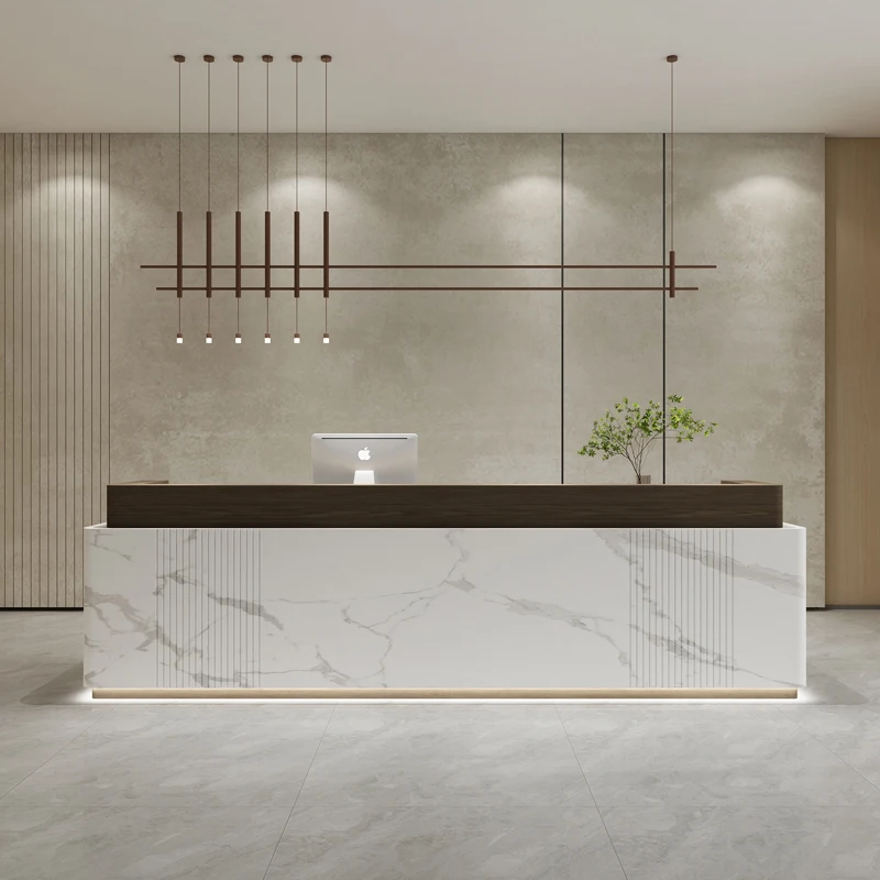 Modern Salon Simplicity Design Front Desk Restaurant Reception Cashier Counter Desk Beauty Pulpito De Iglesia Nordic Furniture