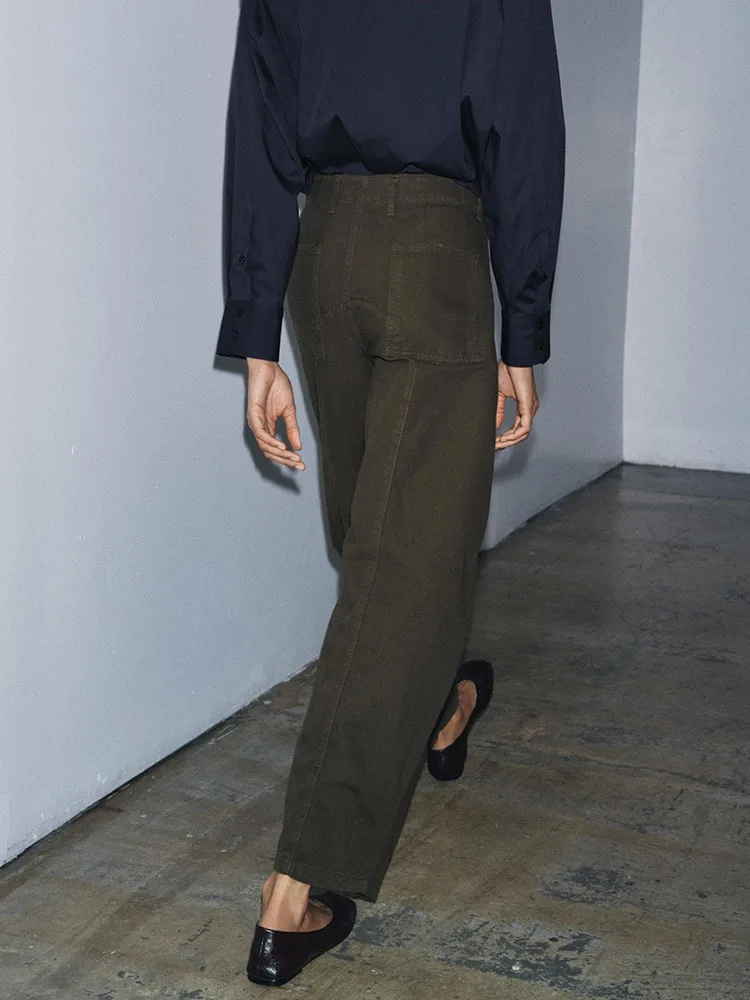 الراقية Faion منتصف الخصر العمل السراويل عارضة Sle الشتاء جديد وصول الملابس النسائية فضفاضة تناسب طويلة سستة إغلاق