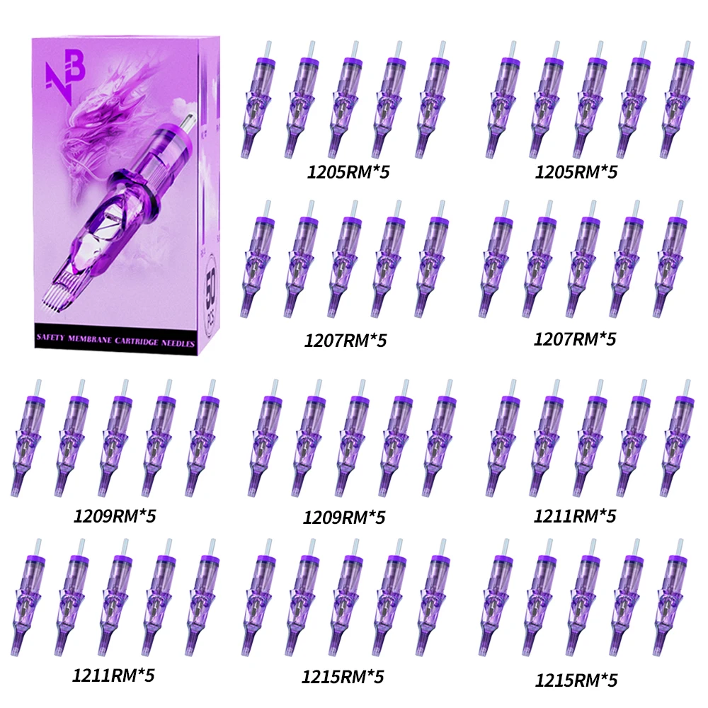 

Иглы для татуировки Goldplume, упаковка из 50 шт., высококачественная японская нержавеющая сталь 316, высококачественные стандартные принадлежности для татуировки, подходят для всех тату-машин