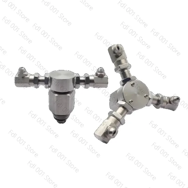 Stainless Steel Rotating Nozzle Car Washing Machine 360 Degree Automatic Cleaning High Pressure Flushing Industrial Dust Removal