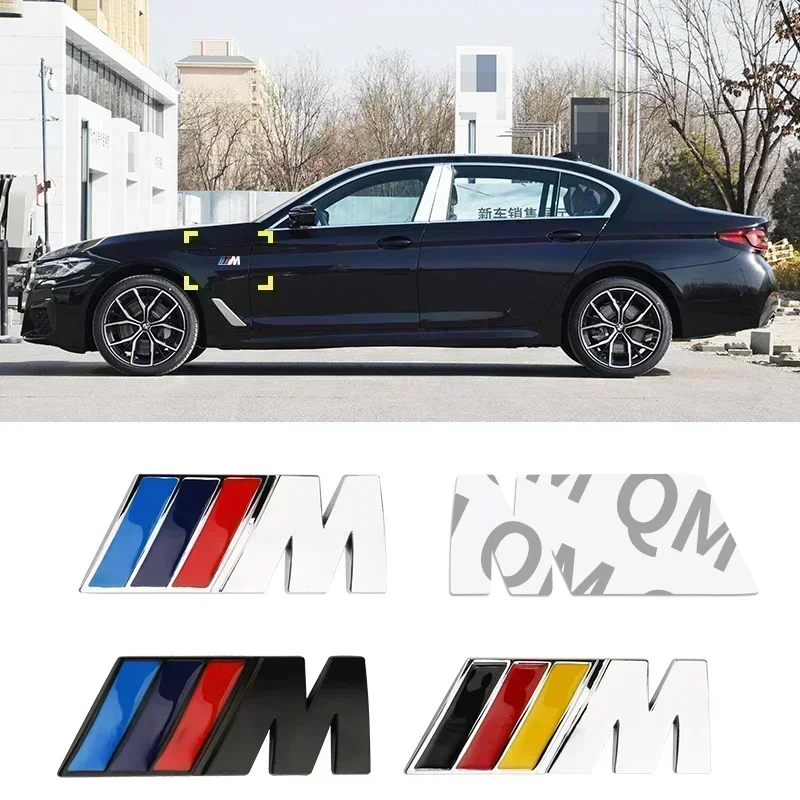 1 قطعة صندوق السيارة ملصق معدني شارة السيارة ملصق مائي لسيارات BMW M أداء الطاقة X1 X3 X5 X6 E84 E83 F25 E90 E91 E60 F15 F16 E70 F30