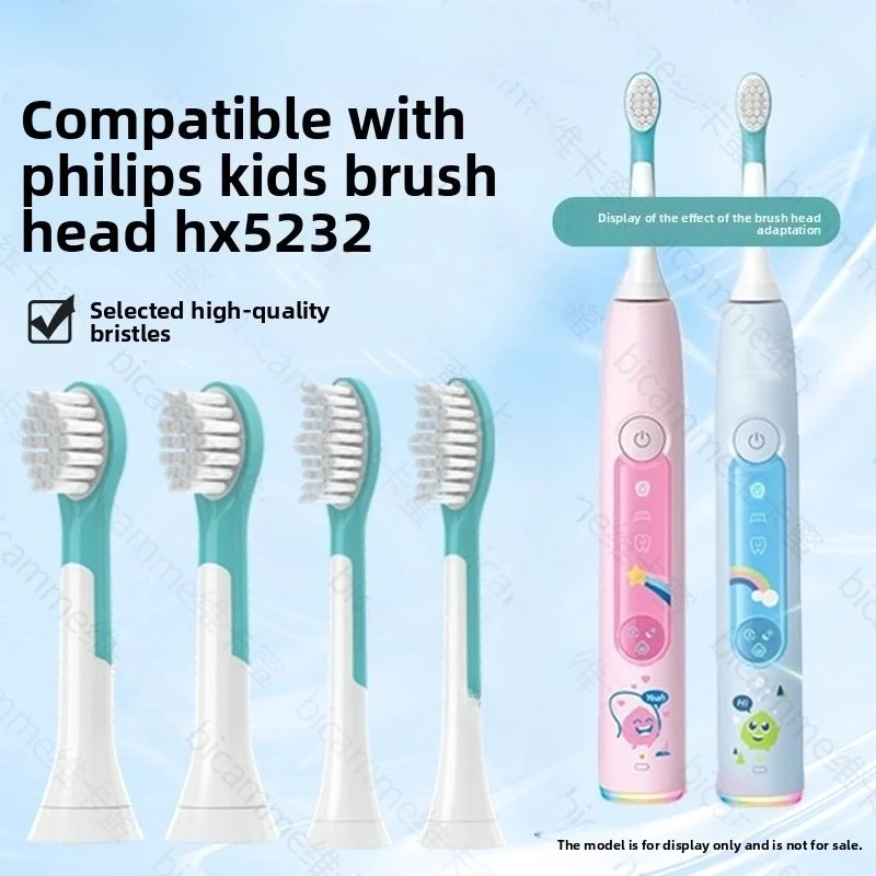 

12 PCS Toothbrush Heads Suitable for Philips Electric Toothbrush Head HX5232 Children's 3 To 15 Years Old Xiaofei Brush HX5232
