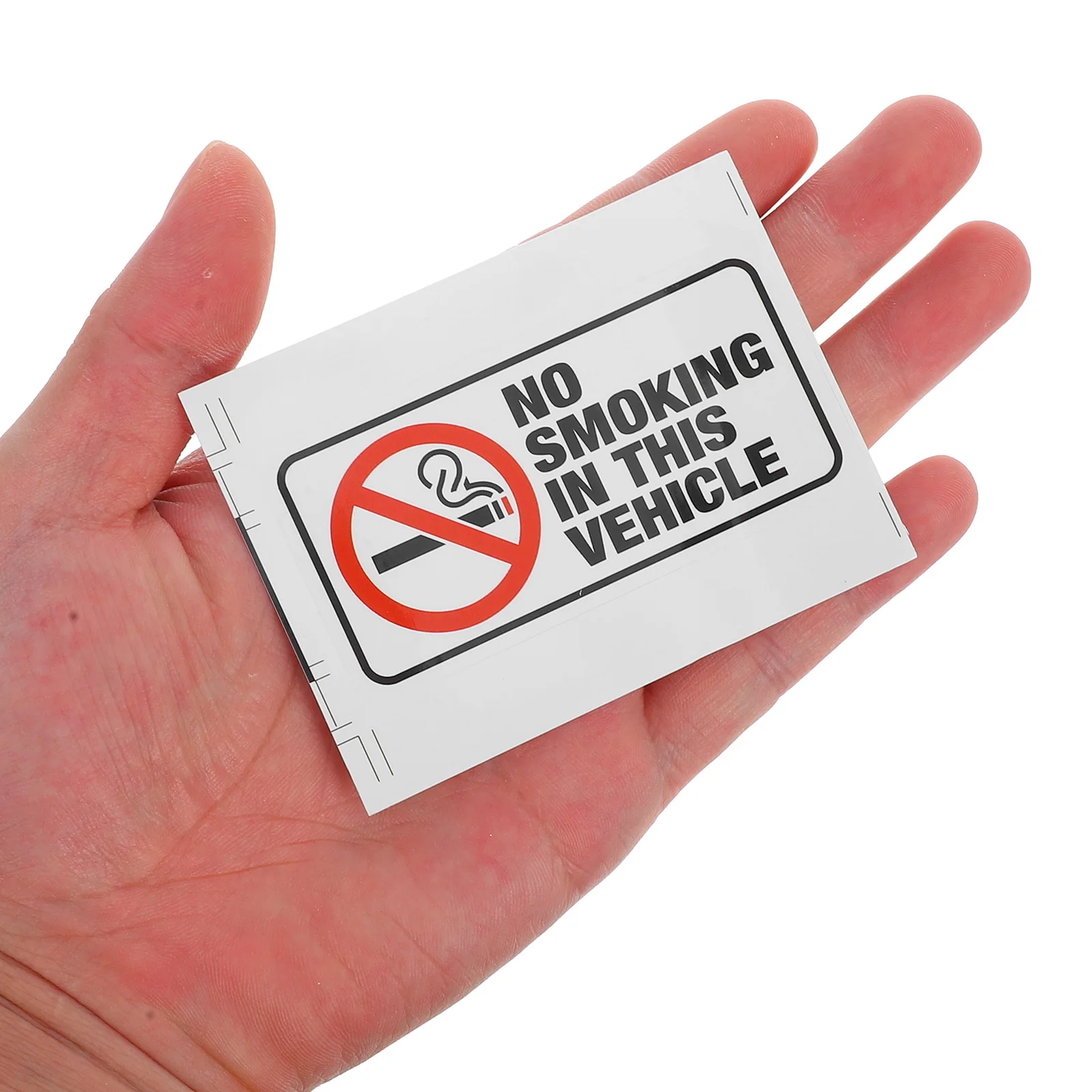 10 個禁煙ステッカー車両自己粘着耐候性デカール車禁煙標識ビジネス使用煙ステッカー