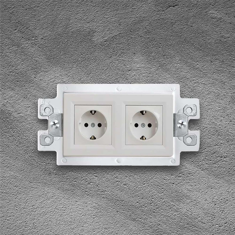 A47U 6 Pcs BE1-2 Electrical Outlet Box Extender, Electrical Box Extender, 1 Electrical Outlet Box Extender With 12 Screws