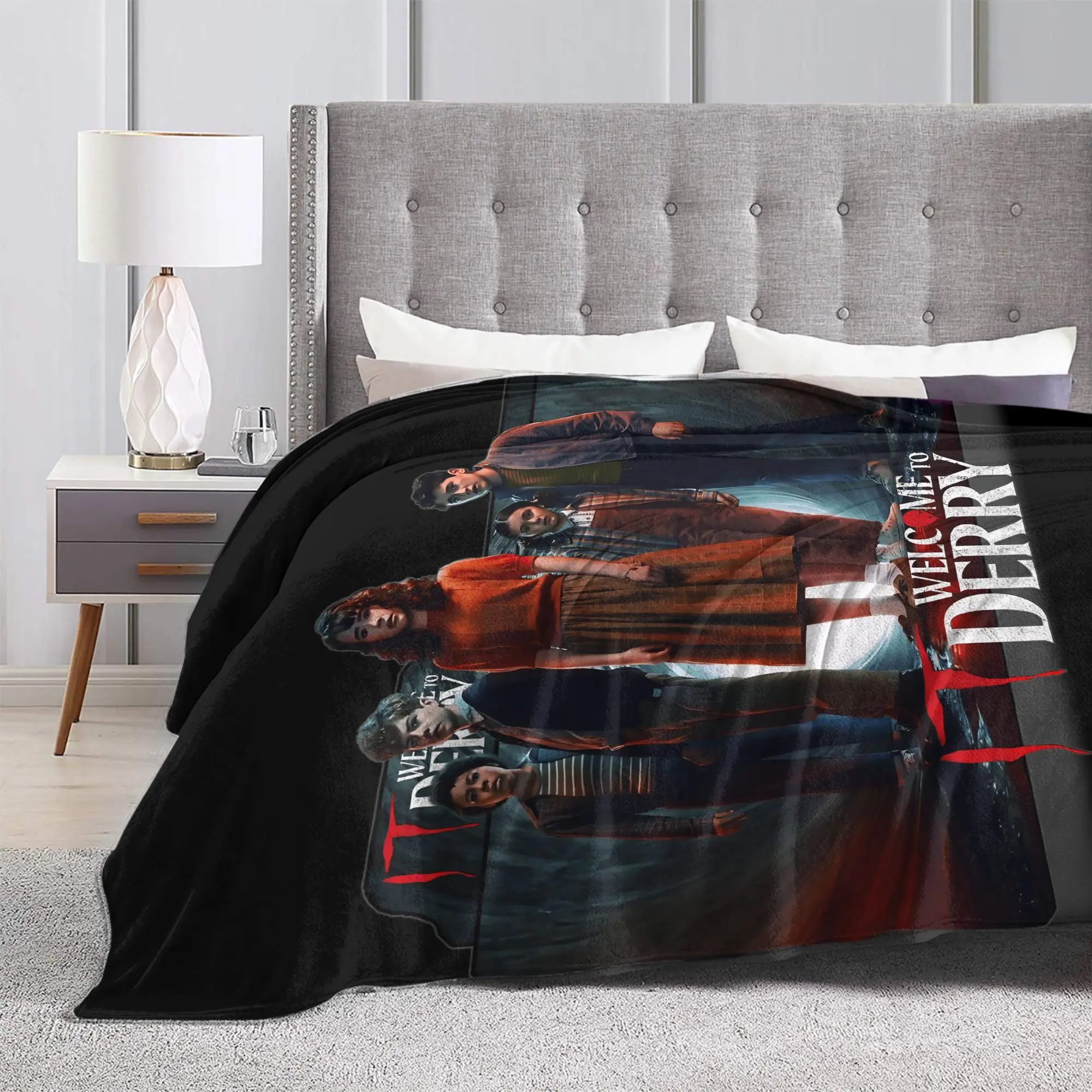 تكنولوجيا المعلومات مرحبا بكم في ديري 2025 المسلسل التلفزيوني الجديد فيلم بطانية قطيفة الطفل الفانيلا رمي بطانية لغرفة المعيشة سوبر الدافئة المفرش