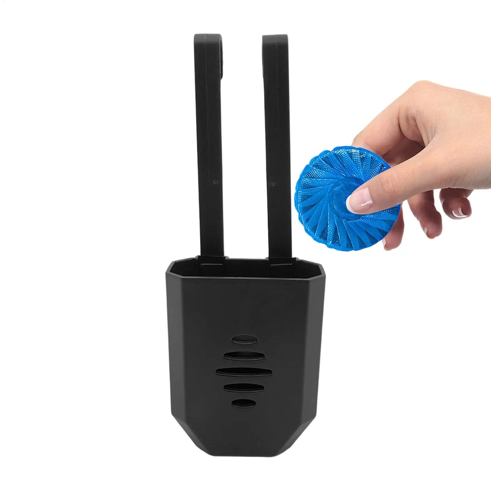 

Toilet Tank Cleaner Holder Dissolution Booster Bracket Anti-Slip Suspending Toilet Cleaning Tablet Holder For Bathroom Dorm home