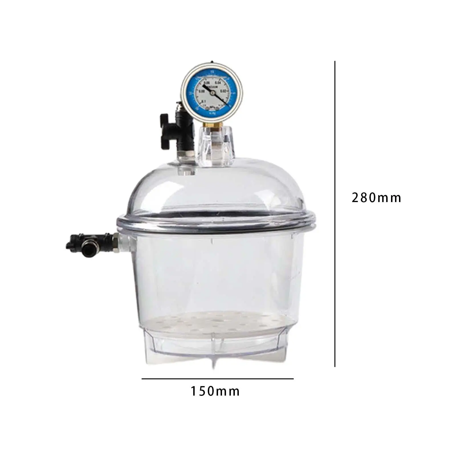 Vacuum Desiccator Jar Drying Vessel Lab Dryer Jar Dryer Small Lab Desiccator