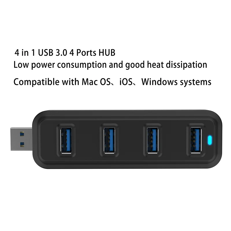 Splitter Extender USB 2.0, konverter USB stasiun Dok Multifungsi Plug and Play, stasiun Dok konverter USB stasiun Dok adaptor Game