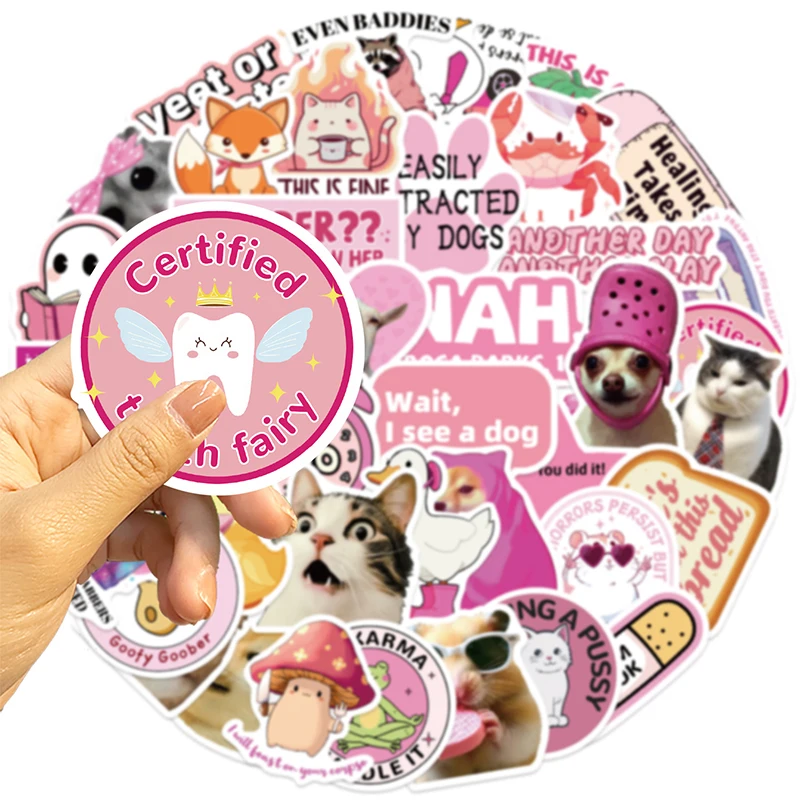 50PCS Pink Animal G… - image